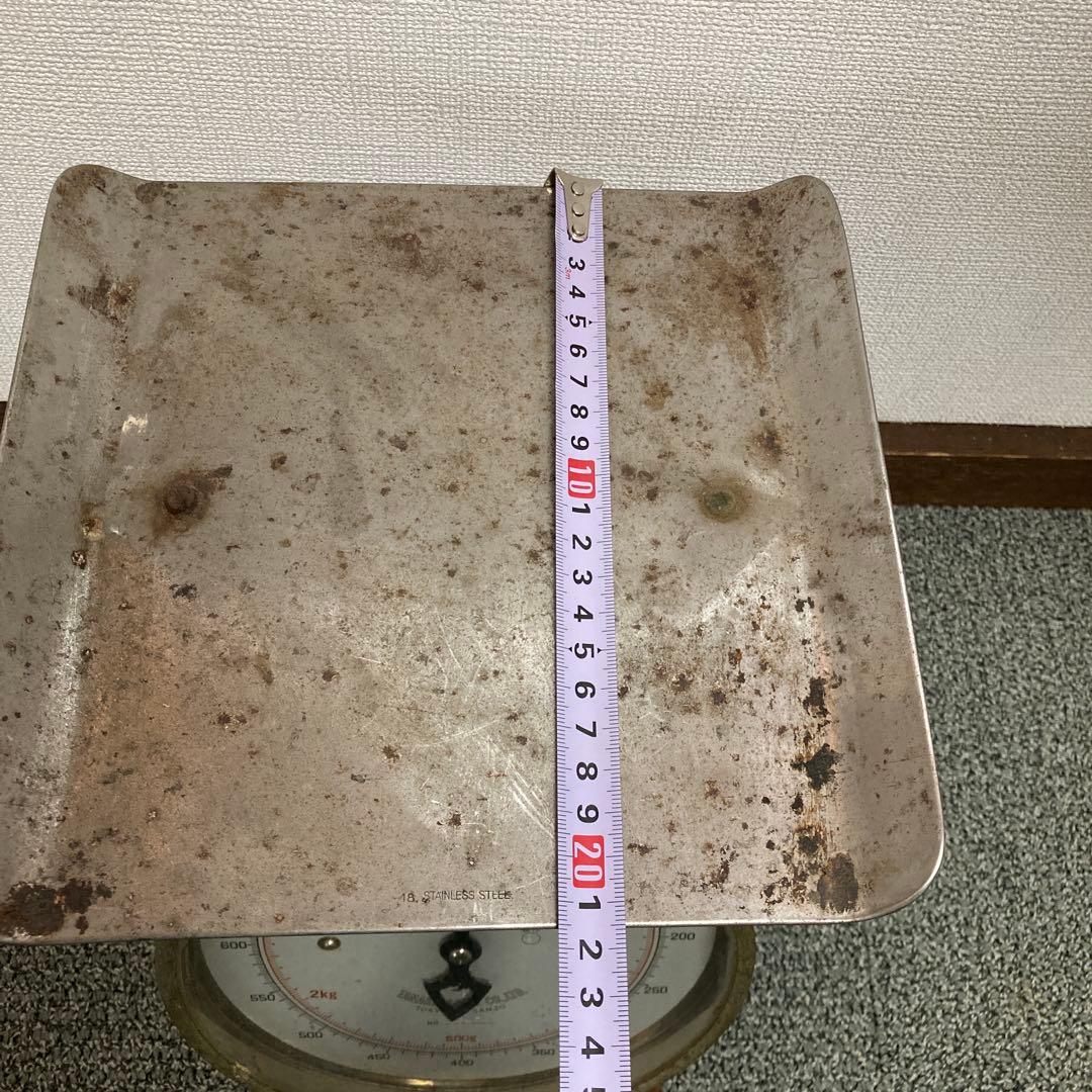 3kg 計量 はかり 金属製　ジャンクガーデン