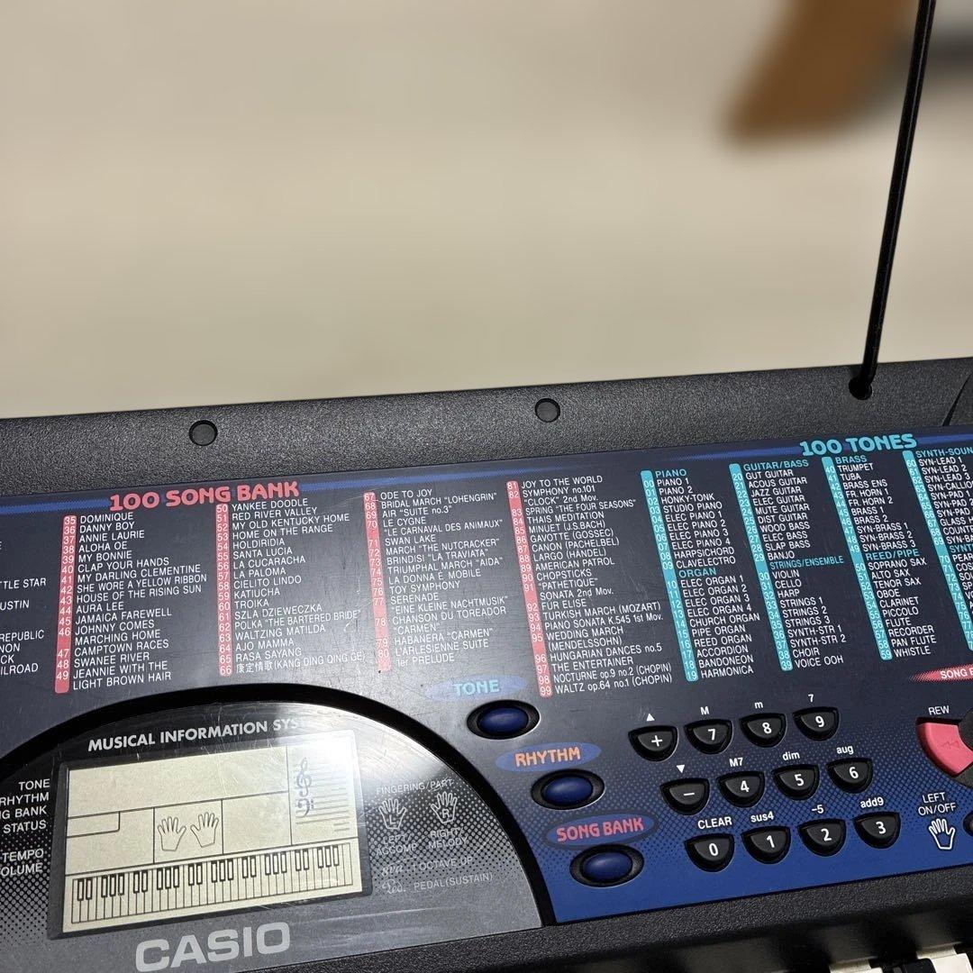 CASIO CTK-495 キーボード 本体とACアダプター