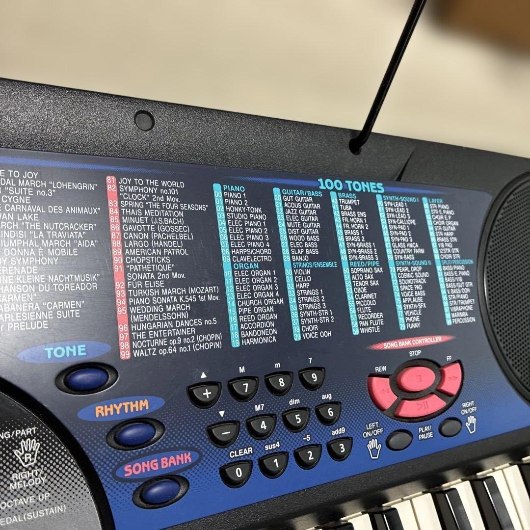 CASIO CTK-495 キーボード 本体とACアダプター