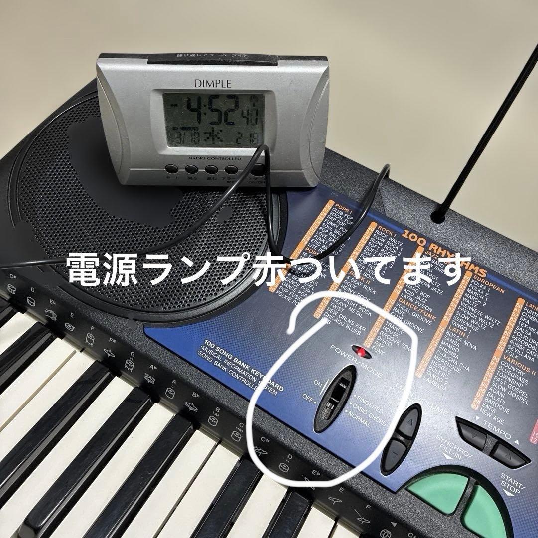 CASIO CTK-495 キーボード 本体とACアダプター