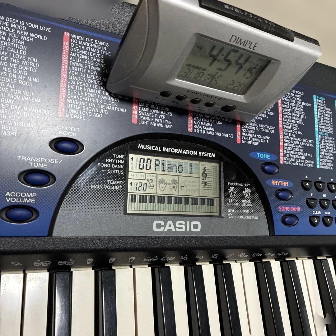 CASIO CTK-495 キーボード 本体とACアダプター