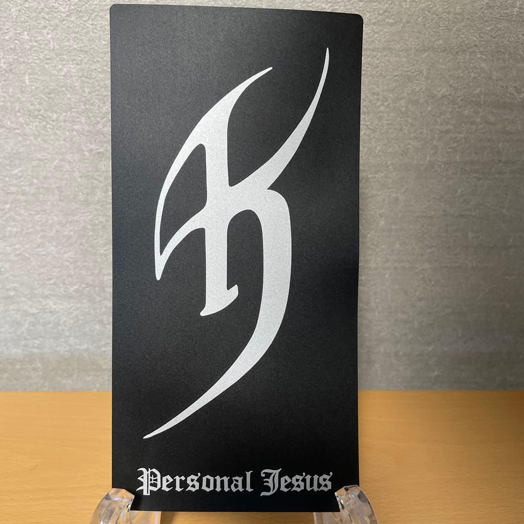 氷室京介 PERSONAL JESUS 本革 ダイアリーカバー レザー　下敷き