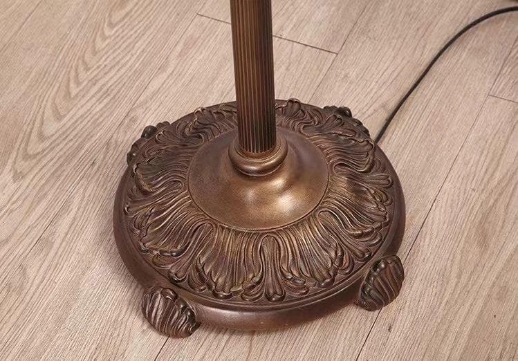 ビンテージ風 ステンドグラス フロアスタンド 高さ160cm