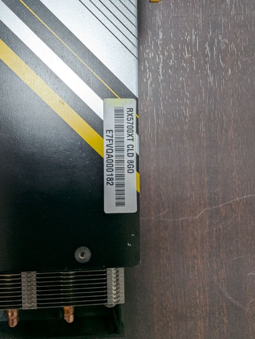 ASRock RX5700XT 8GB グラフィックボード