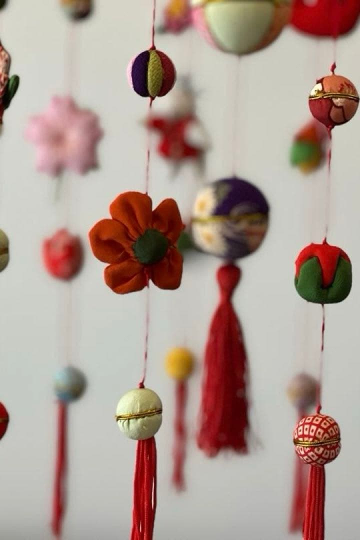 吊るし雛 特大 十二支縁起輪飾り 縮緬 雛人形 ひな祭り