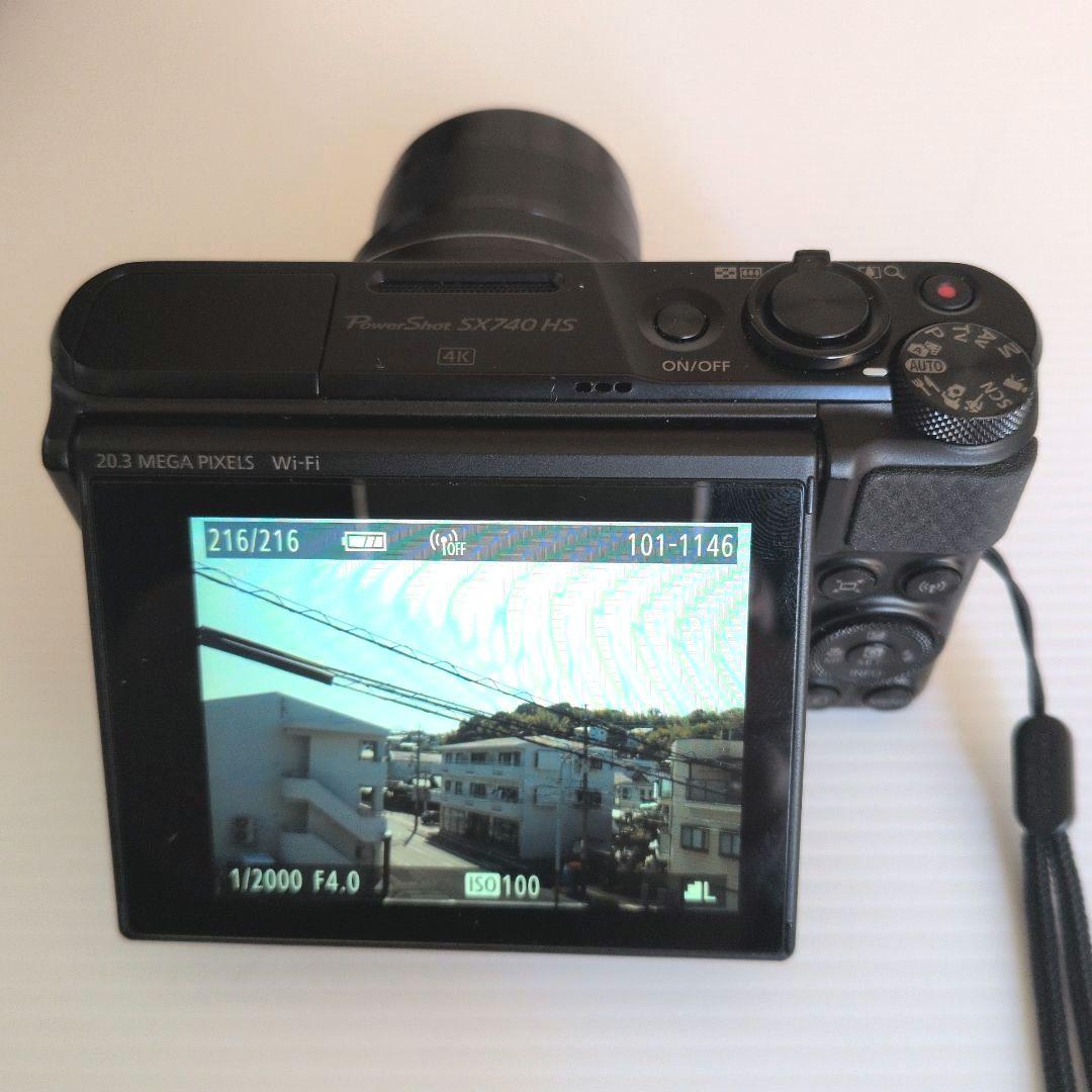 Canon PowerShot SX740 HS 40倍ズームフラッシュ機能あり