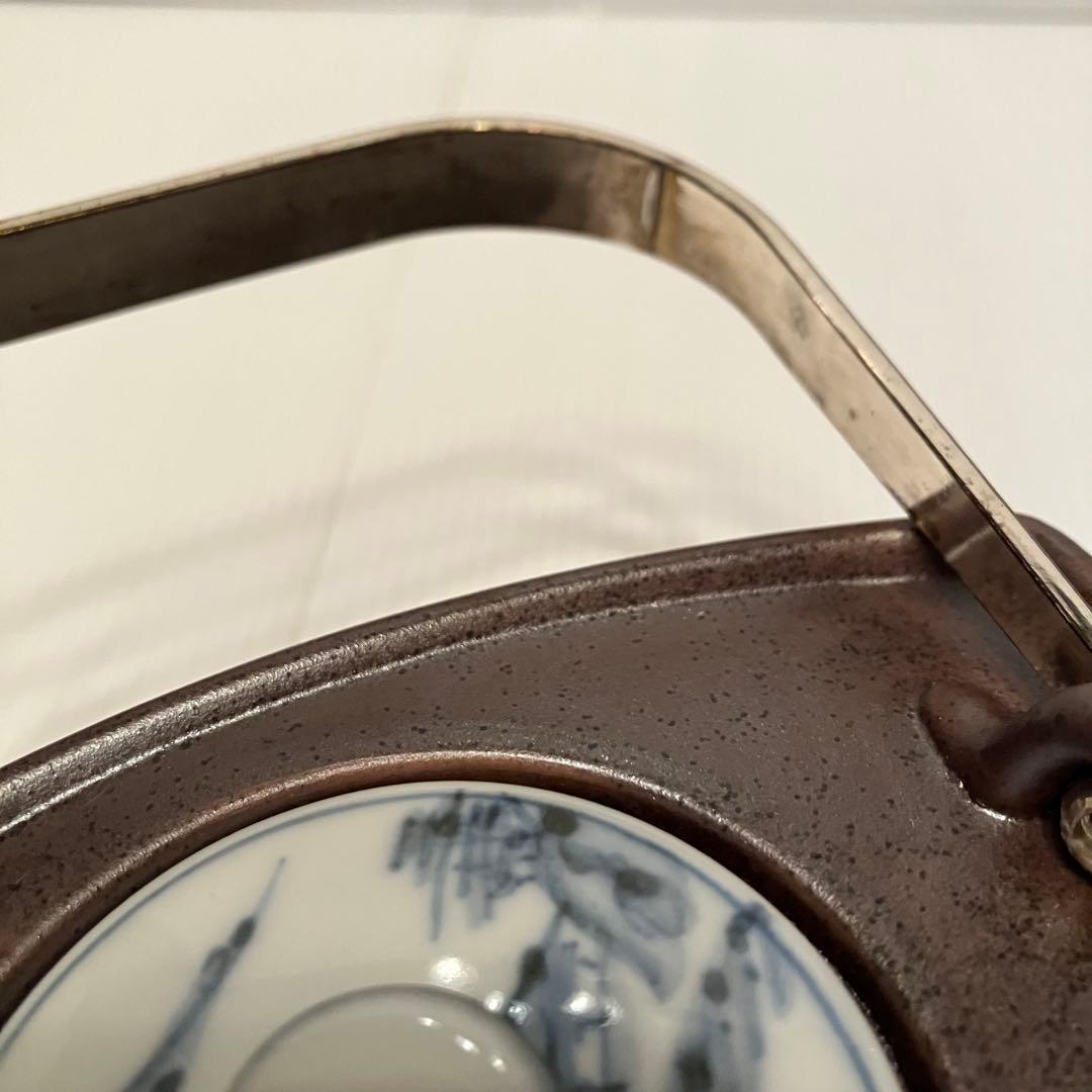 E-2 たち吉 青嵐 酒器 銚子 酒次 和食器 染付 山水画 日本酒 骨董工芸品