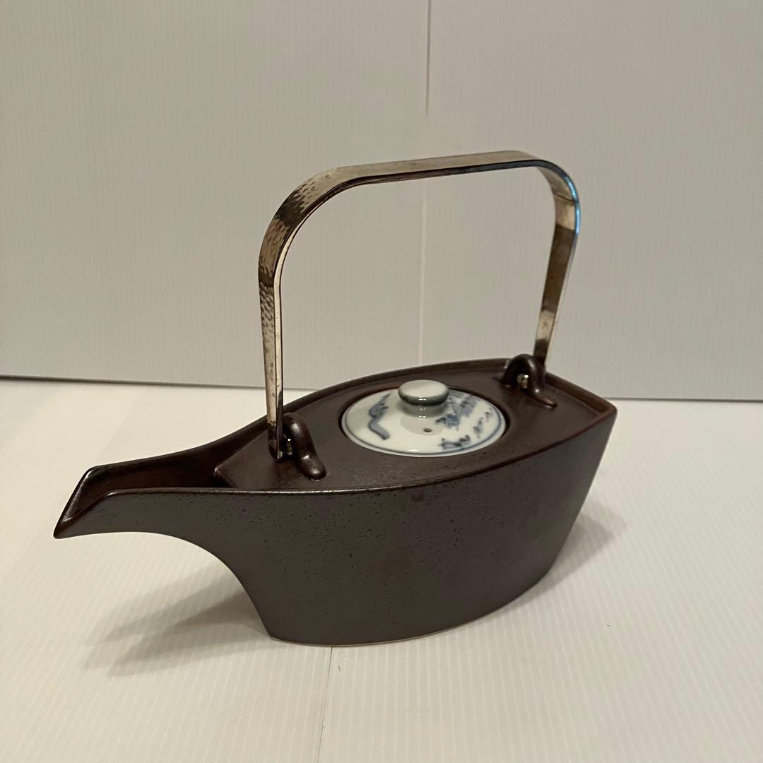 E-2 たち吉 青嵐 酒器 銚子 酒次 和食器 染付 山水画 日本酒 骨董工芸品