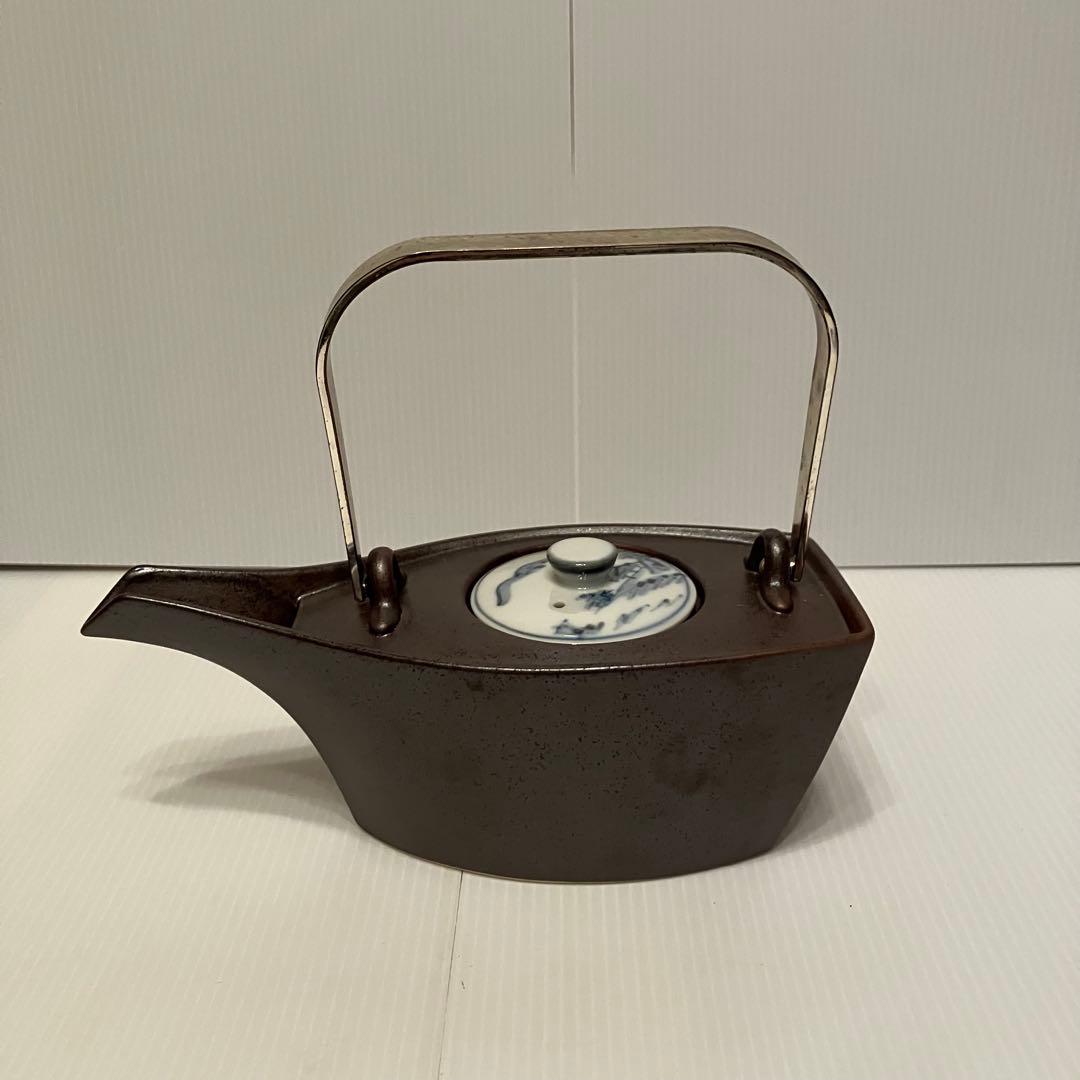 E-2 たち吉 青嵐 酒器 銚子 酒次 和食器 染付 山水画 日本酒 骨董工芸品
