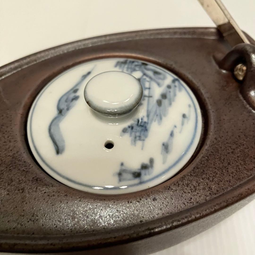 E-2 たち吉 青嵐 酒器 銚子 酒次 和食器 染付 山水画 日本酒 骨董工芸品