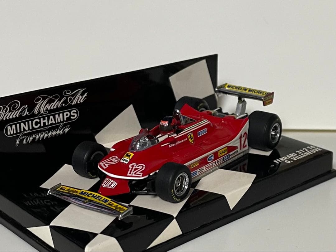 PMA 1/43 フェラーリ312T4 ジル・ヴィルヌーブ　ミニチャンプス F1