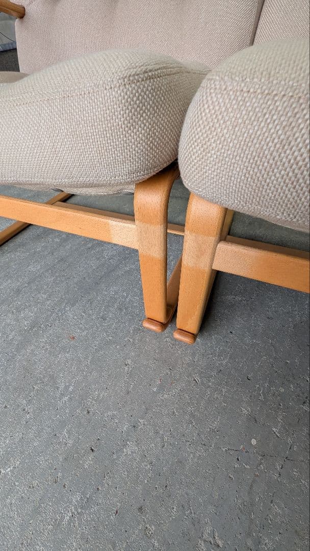 天童木工　ブルーノ・マットソン　マルガリータ　肘付きイージーチェア　2P