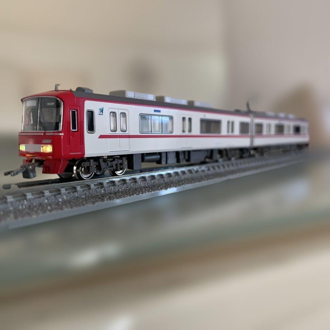 グリーンマックス名鉄1700系1703編成床下グレー3100系新塗装3107編成