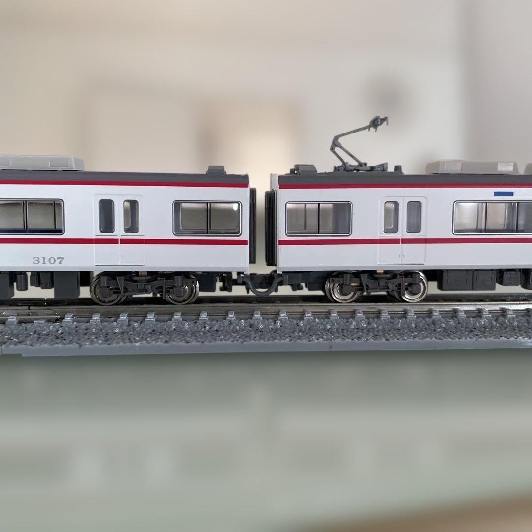 グリーンマックス名鉄1700系1703編成床下グレー3100系新塗装3107編成