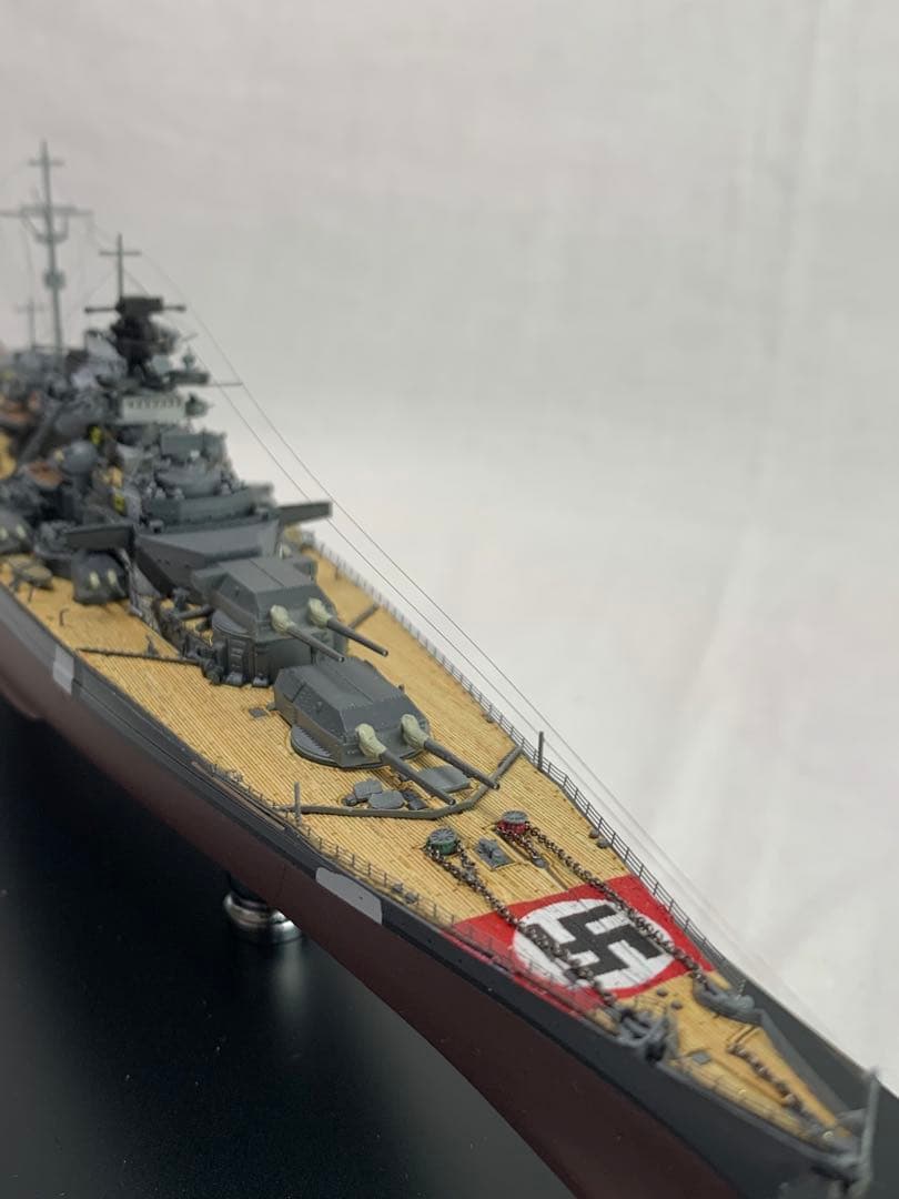 フライホーク1/700ドイツ戦艦ビスマルク　完成品