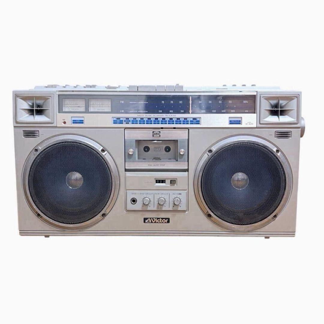 【希少】Victor FM/AMラジカセ RC-M70 レトロ 現状品 ビクター