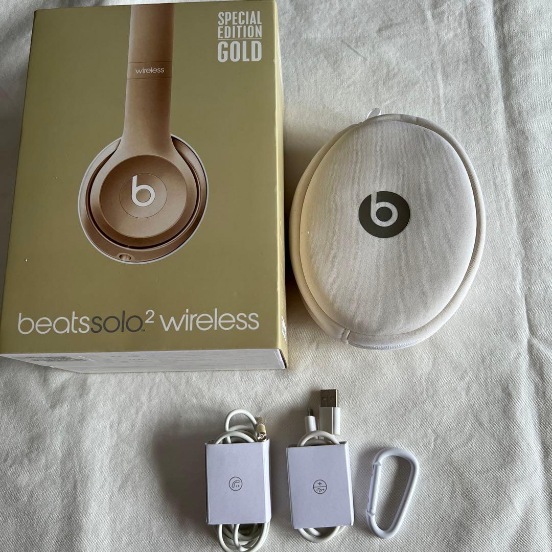 Beats ビーツ　solo2 ワイヤレス　wireless ゴールド　gold