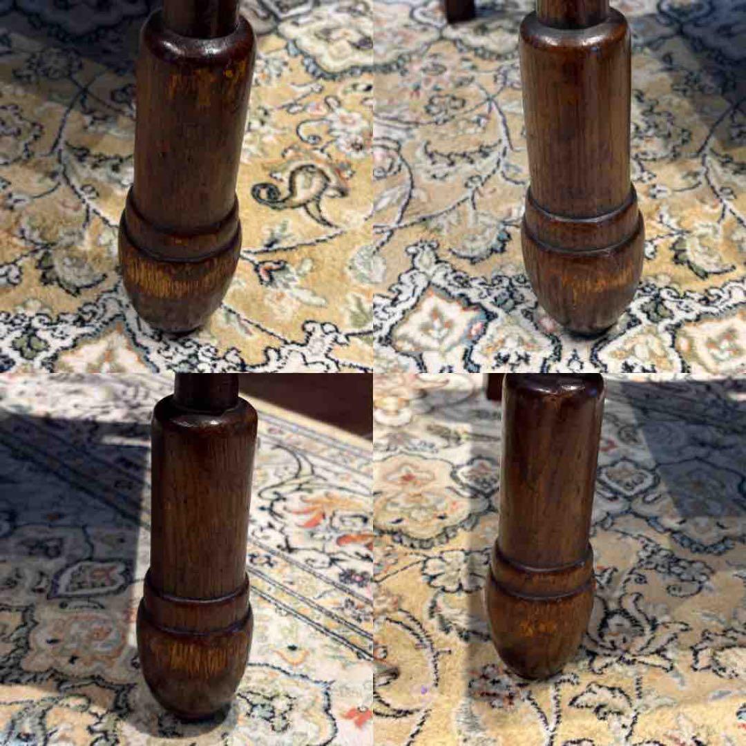 アンティークチェア ローチェア パープル ファブリック ヴィンテージ IZ