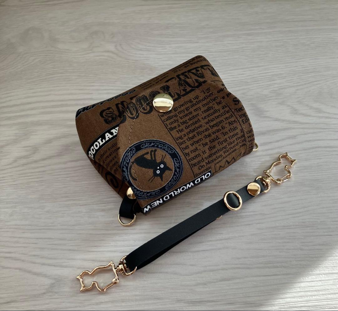 大　ボストンバッグ　ミニポーチ　ネコ　ココランド　2way