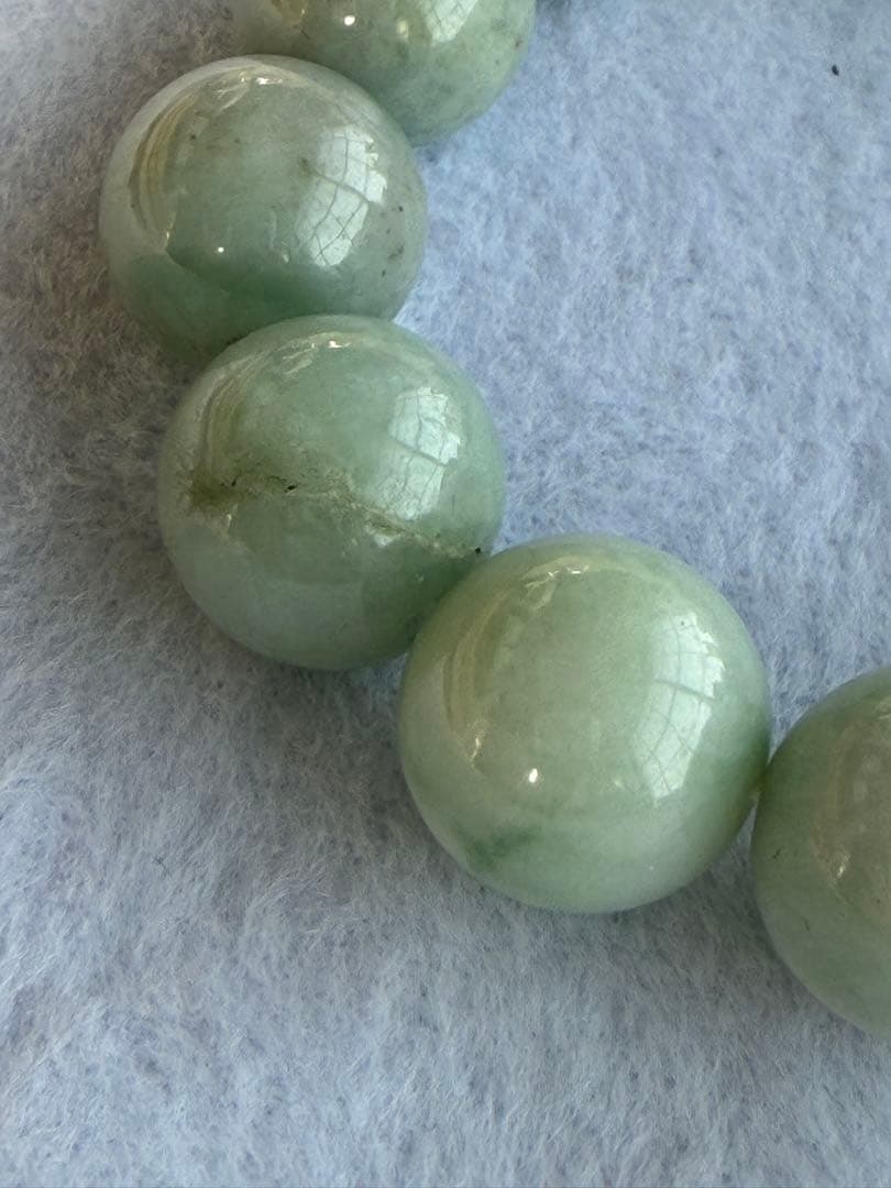 翡翠ブレスレット 大玉　（16㎜/18㎝）　値下げ