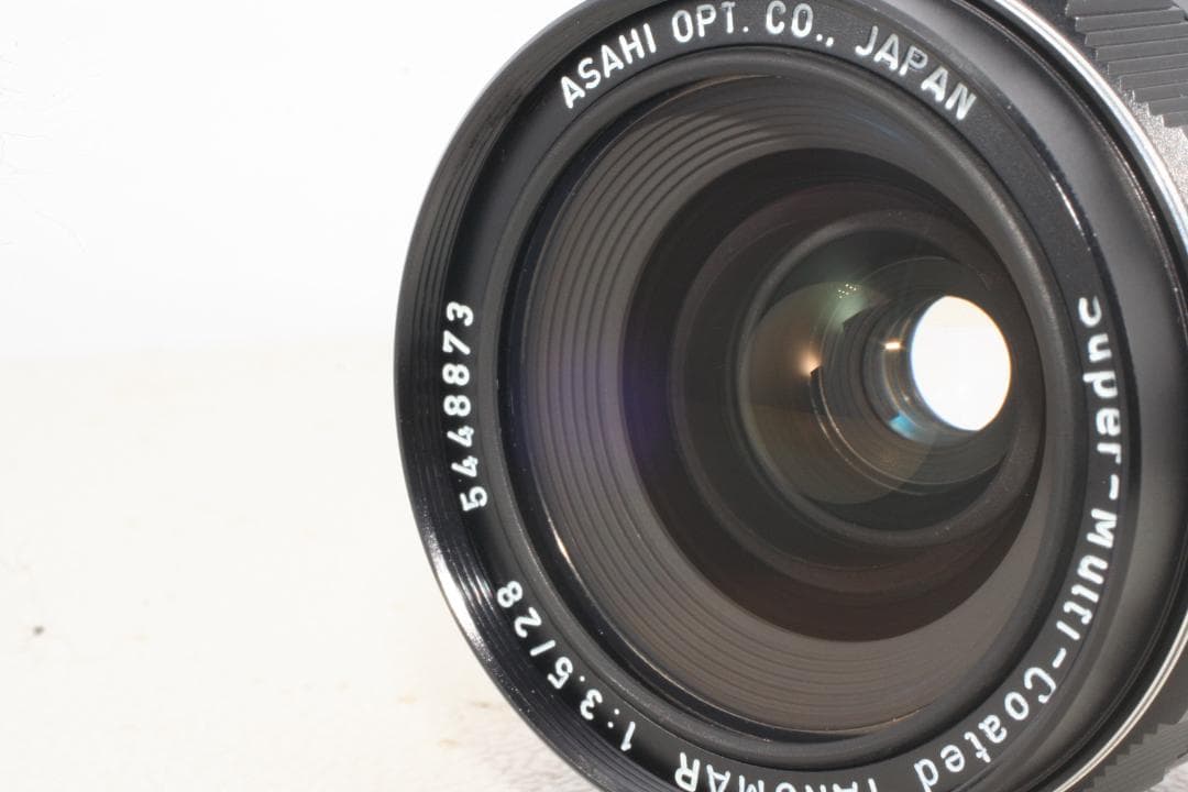 極美品 整備済 M42 TAKUMAR 28mm F3.5 レンズキャップ付き