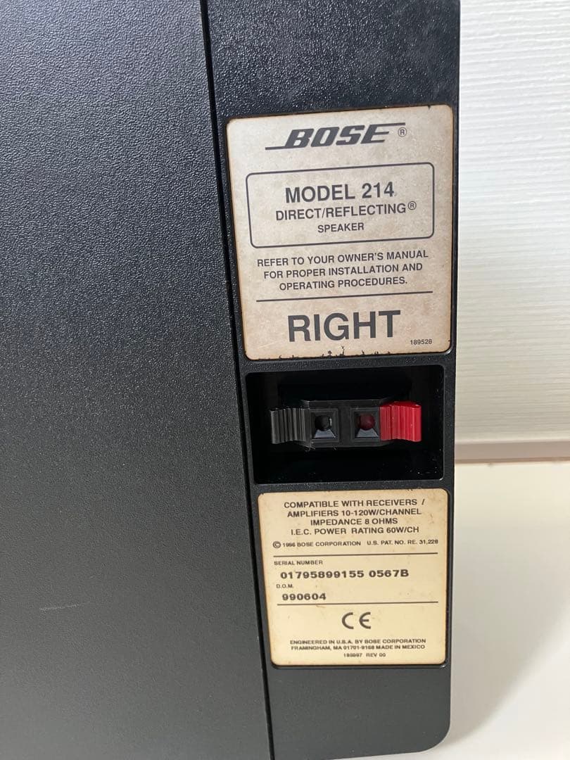 BOSE スピーカー 217 天吊金具有