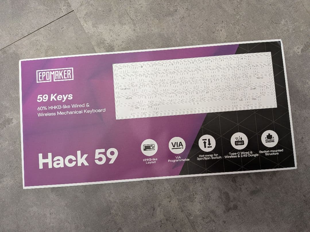EPOMAKER Hack 59 メカニカルキーボード