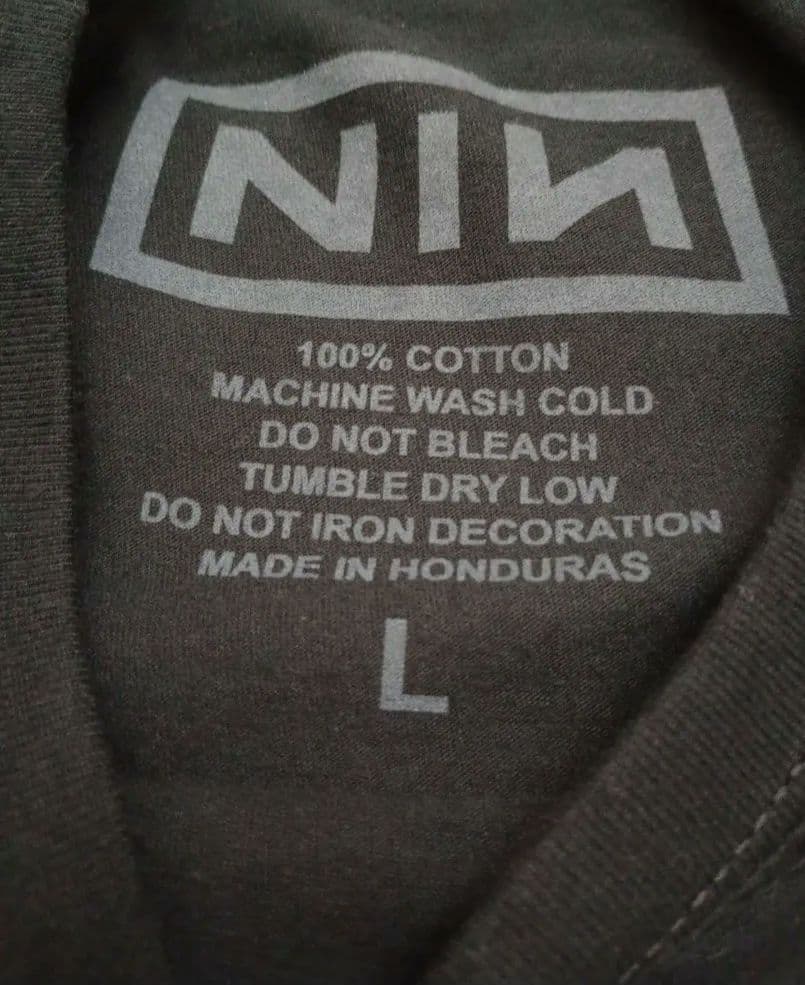 ミュージシャン NINE INCH NAILS/2018 CREW TEE/BLACK/L