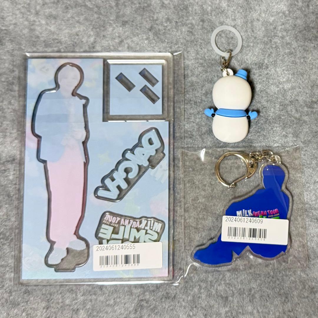 M!LK SMILE POP! 塩﨑太智アクスタ、アクキー、めじるしチャーム