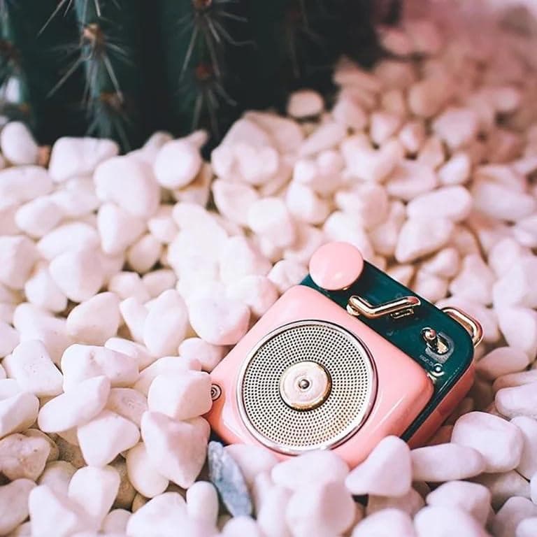 【新品未使用】MUZEN Button スピーカー bluetooth 桜ピンク