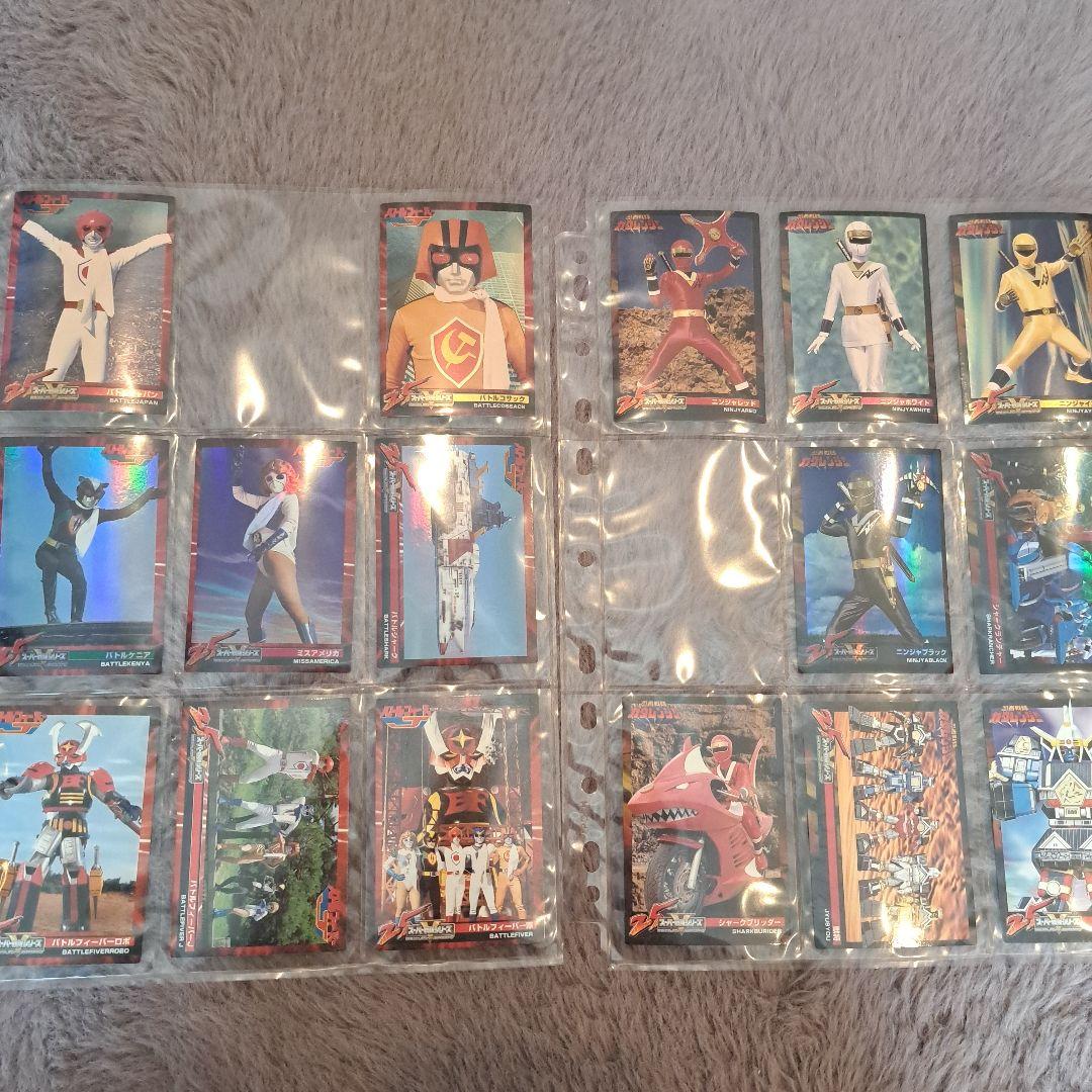 森永 スーパー戦隊ウエハース 25周年アニバーサリーカード 223枚＋3枚おまけ