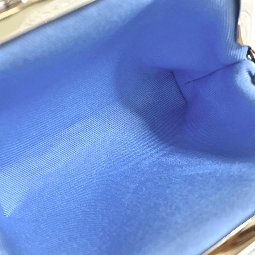 ハンドメイド　がま口財布　ブラック