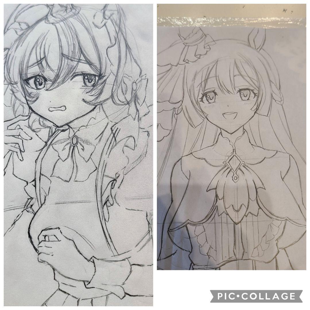 イラストオーダー　色紙