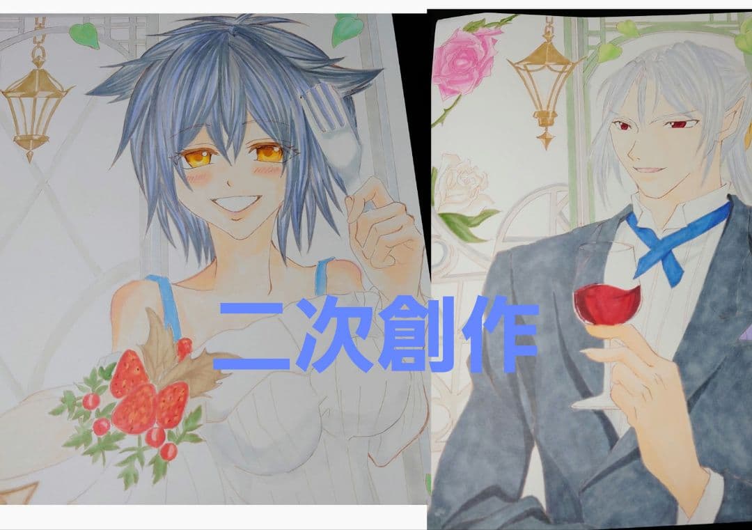 イラストオーダー　色紙