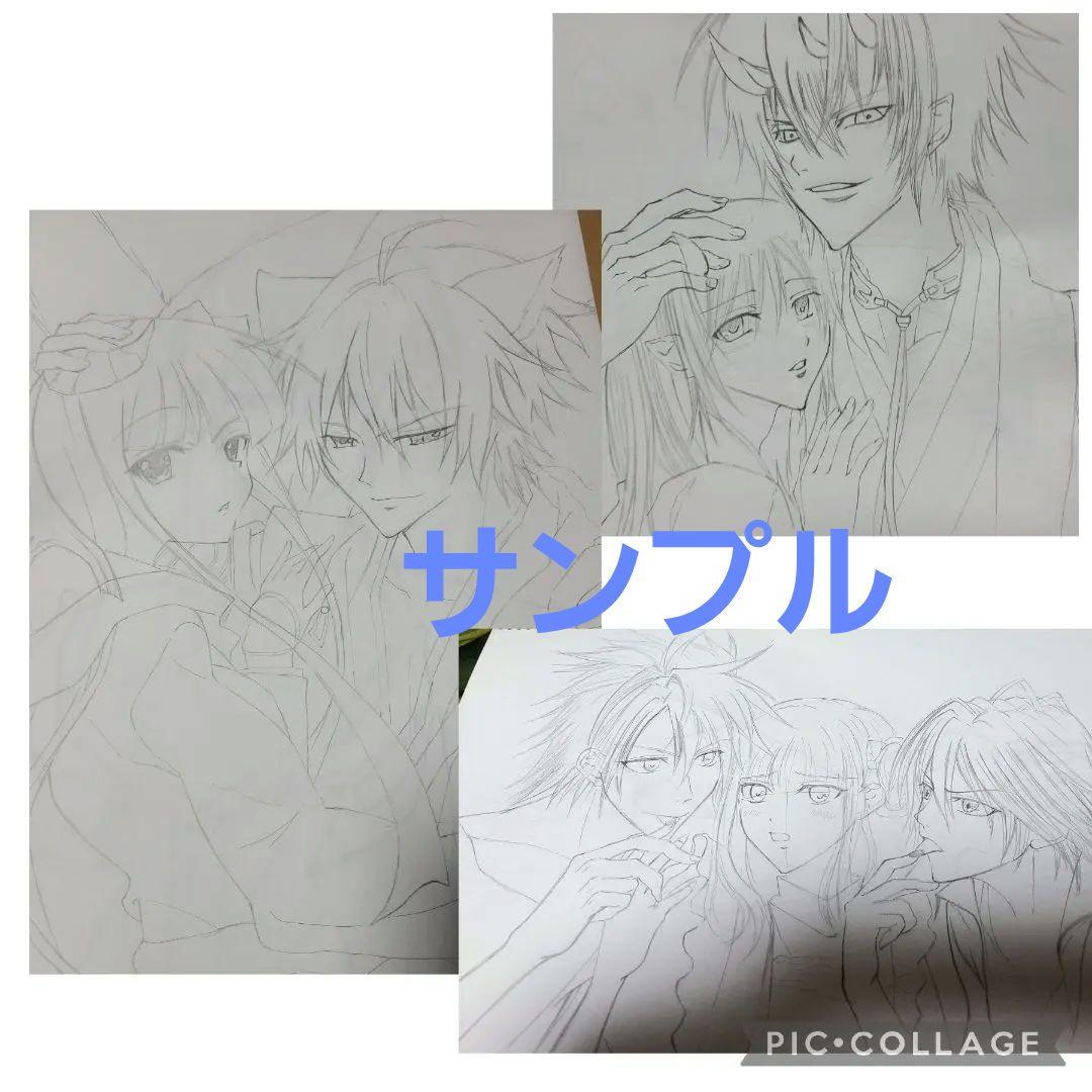 イラストオーダー　色紙