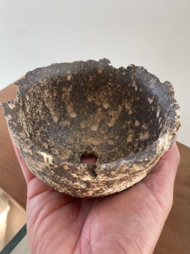 たけろうポット/ チギリ / シロサビ / M【新品、未使用】　梱包に自信あり！