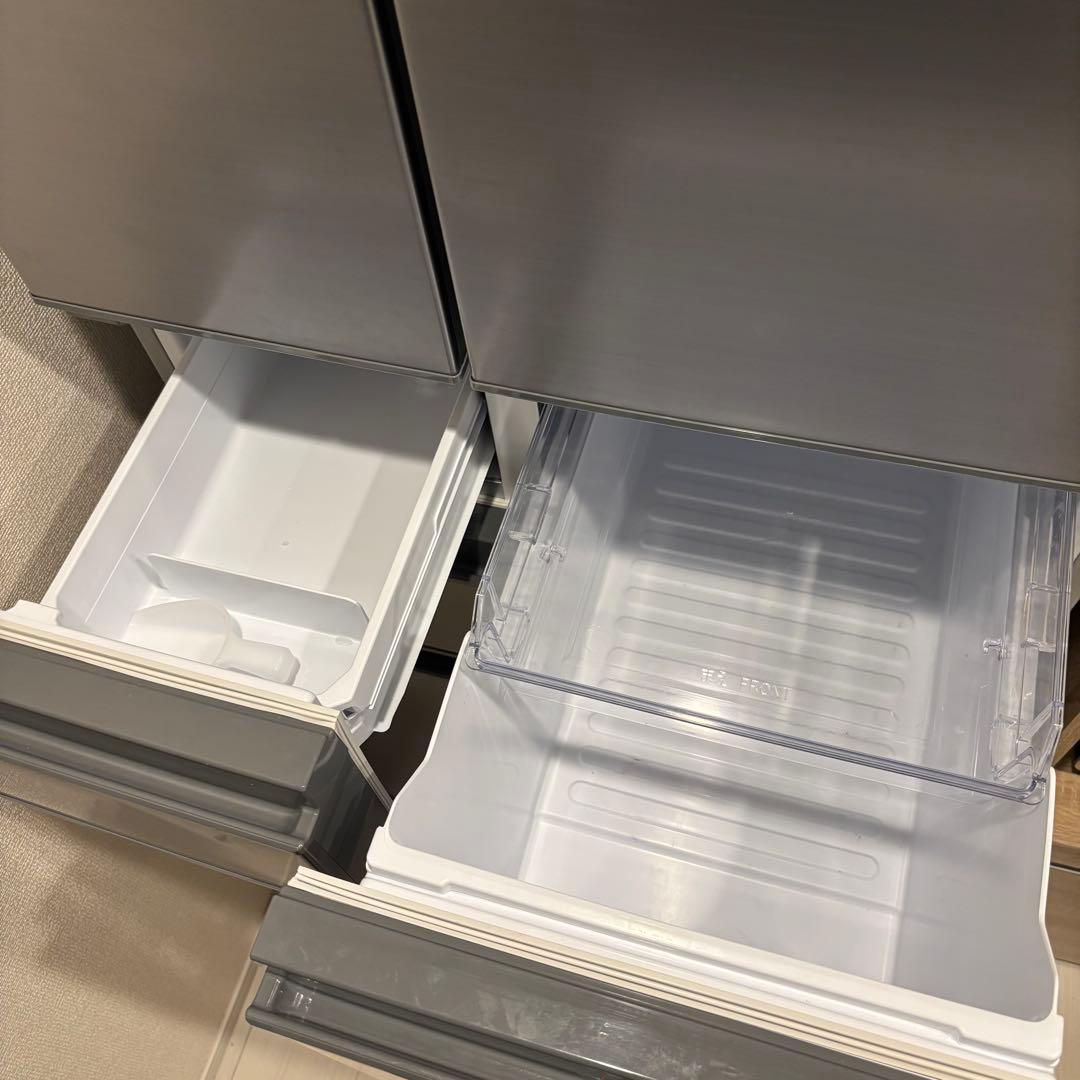 【超美品 2025年製】SHARP SJ-X502P-S 6ドア冷蔵庫 502L