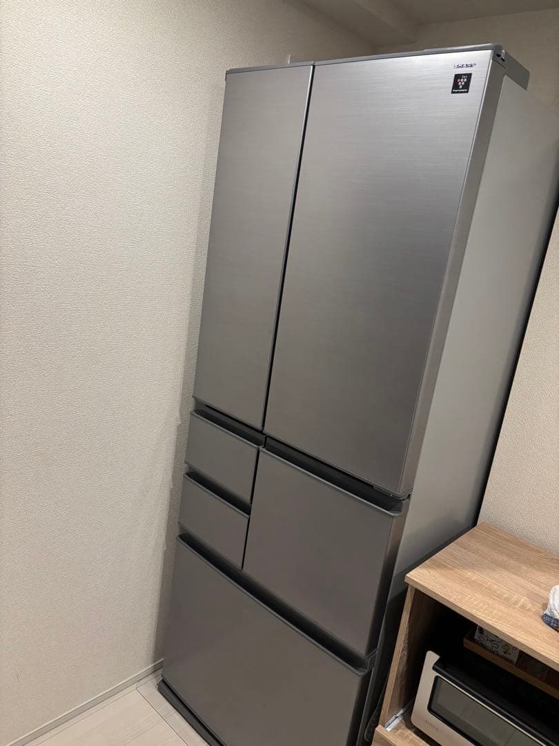 【超美品 2025年製】SHARP SJ-X502P-S 6ドア冷蔵庫 502L