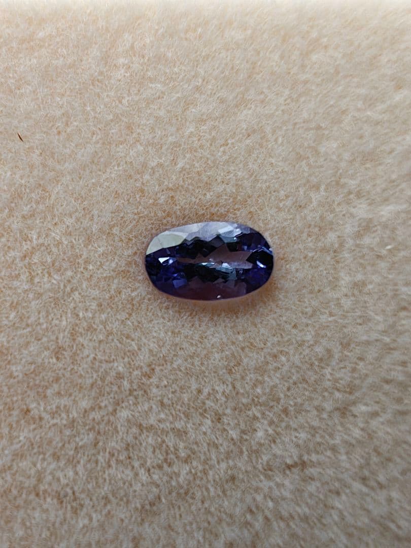 鑑別書付き タンザナイト 0.628ct