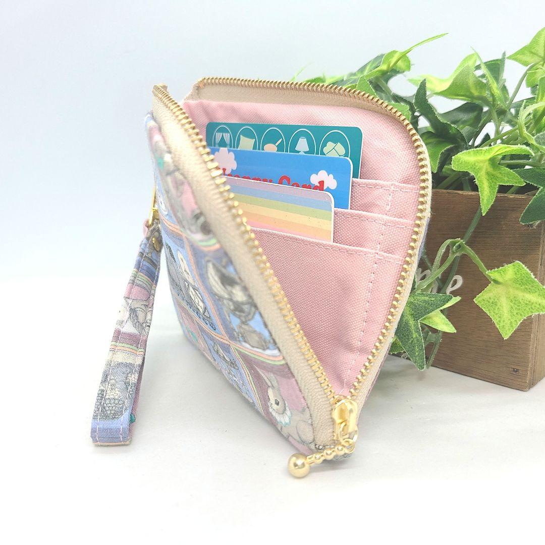 ピカピカ◎Handmade L字型ファスナーポーチ❣️◎４点セット