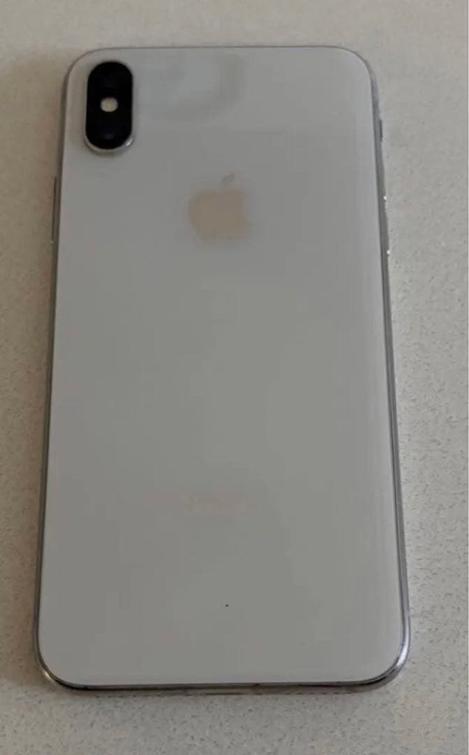 iPhoneX シルバー　スマートフォン 256GB