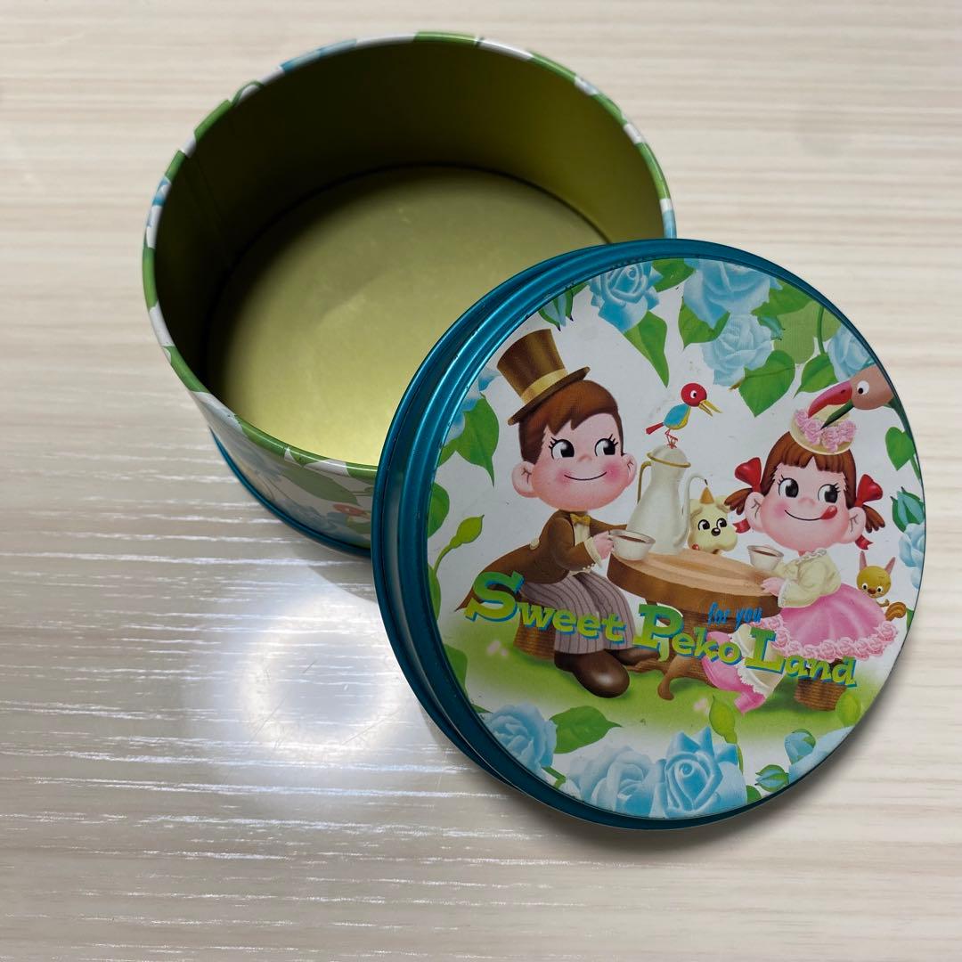 不二家 ペコちゃん 缶ケース ×6個セット