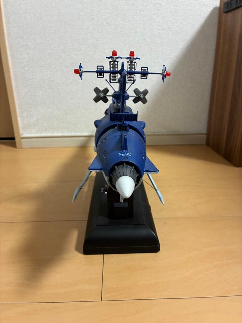 【現状品】宇宙戦艦ヤマト系モデル電動台座付　動作未確認　パーツ外れあり