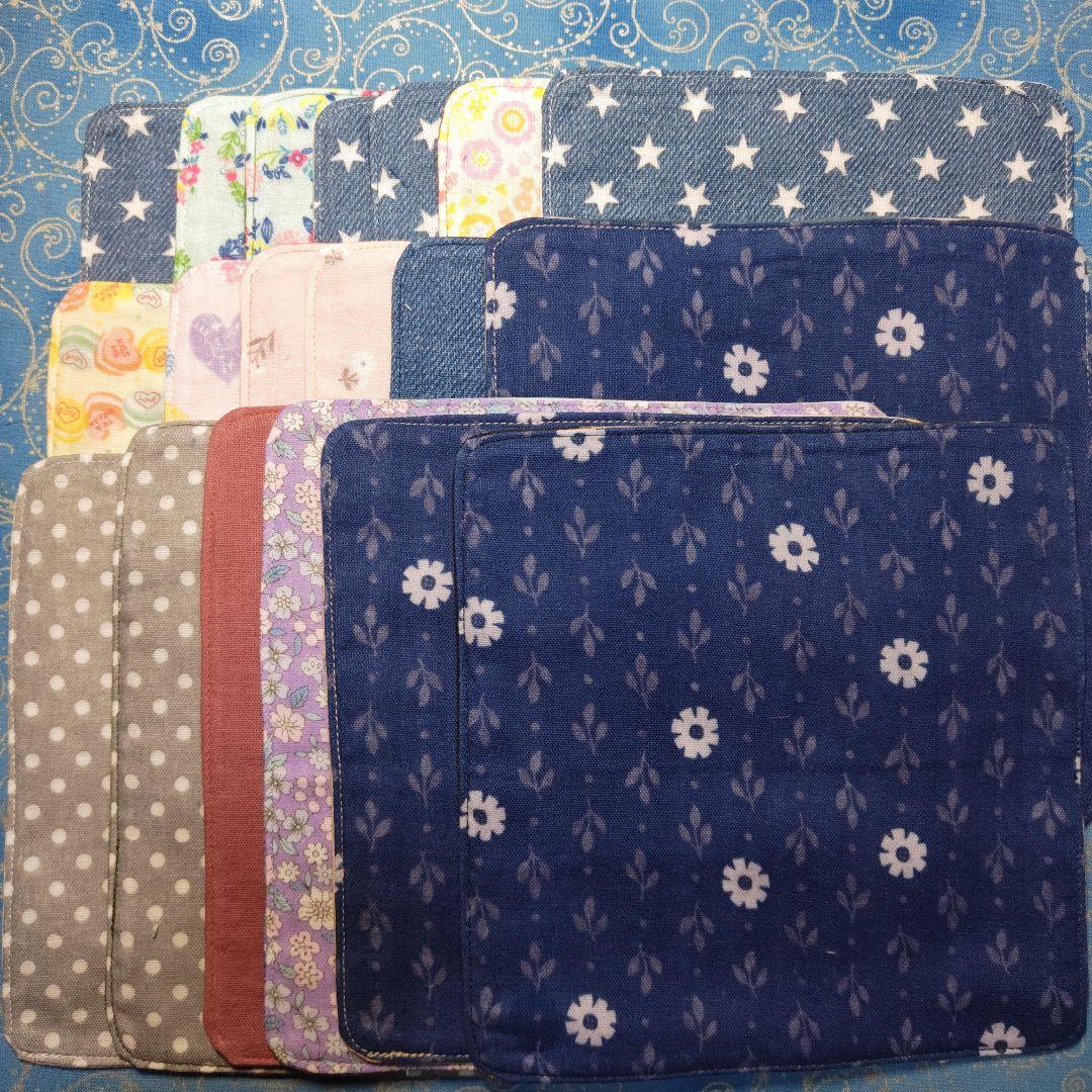 クロム　ハンカチ　柴犬さん　ねこちゃん柄　19枚