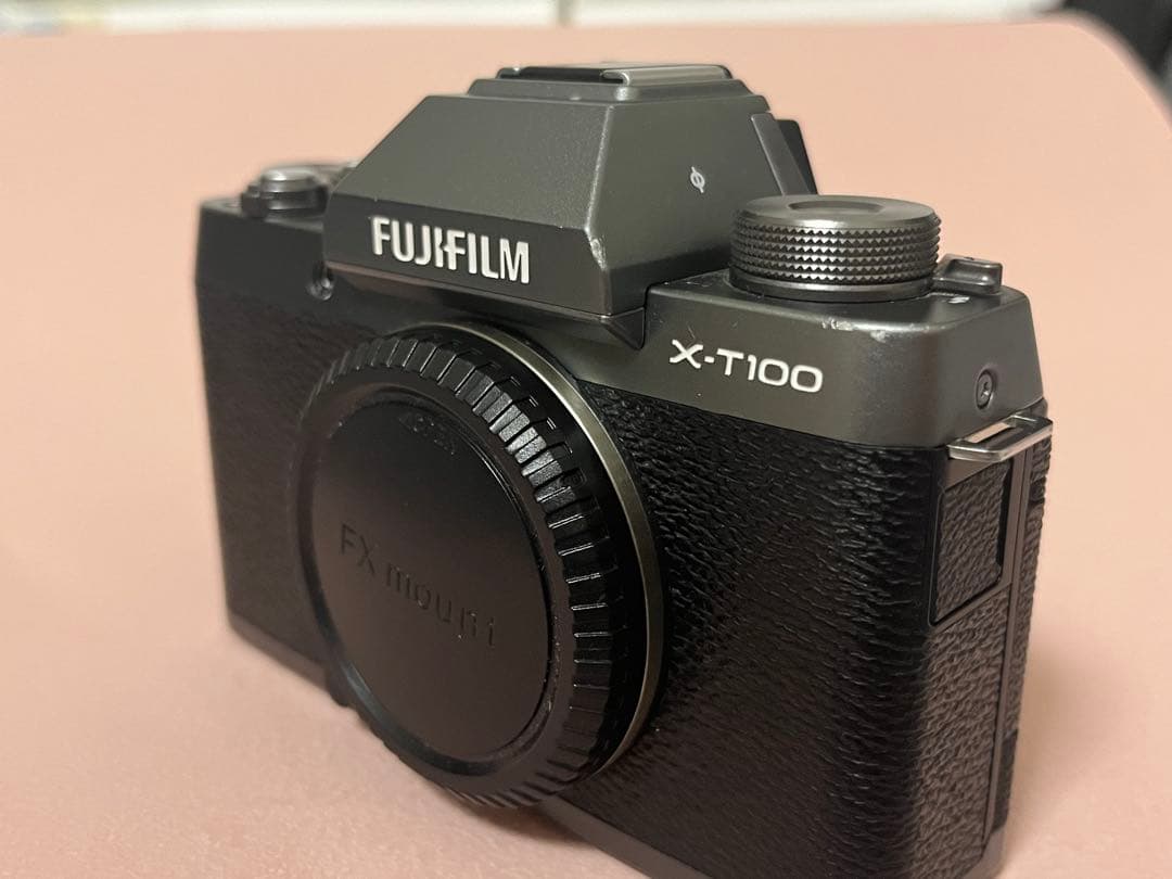 富士フイルム FUJIFILM xt100 ダークシルバー ボディ