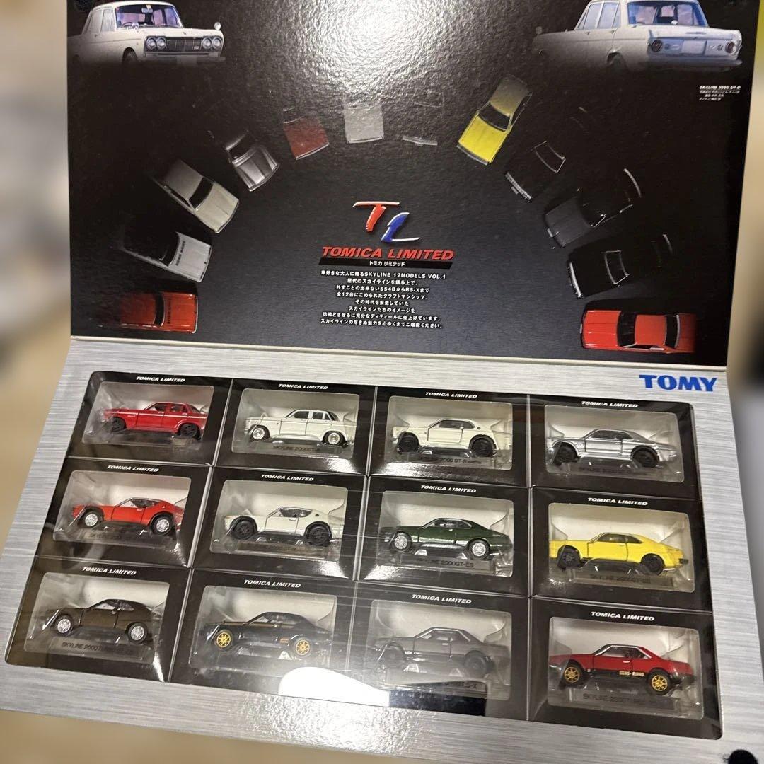 TOMICA NISSAN SKYLINE 12 MODELS セット