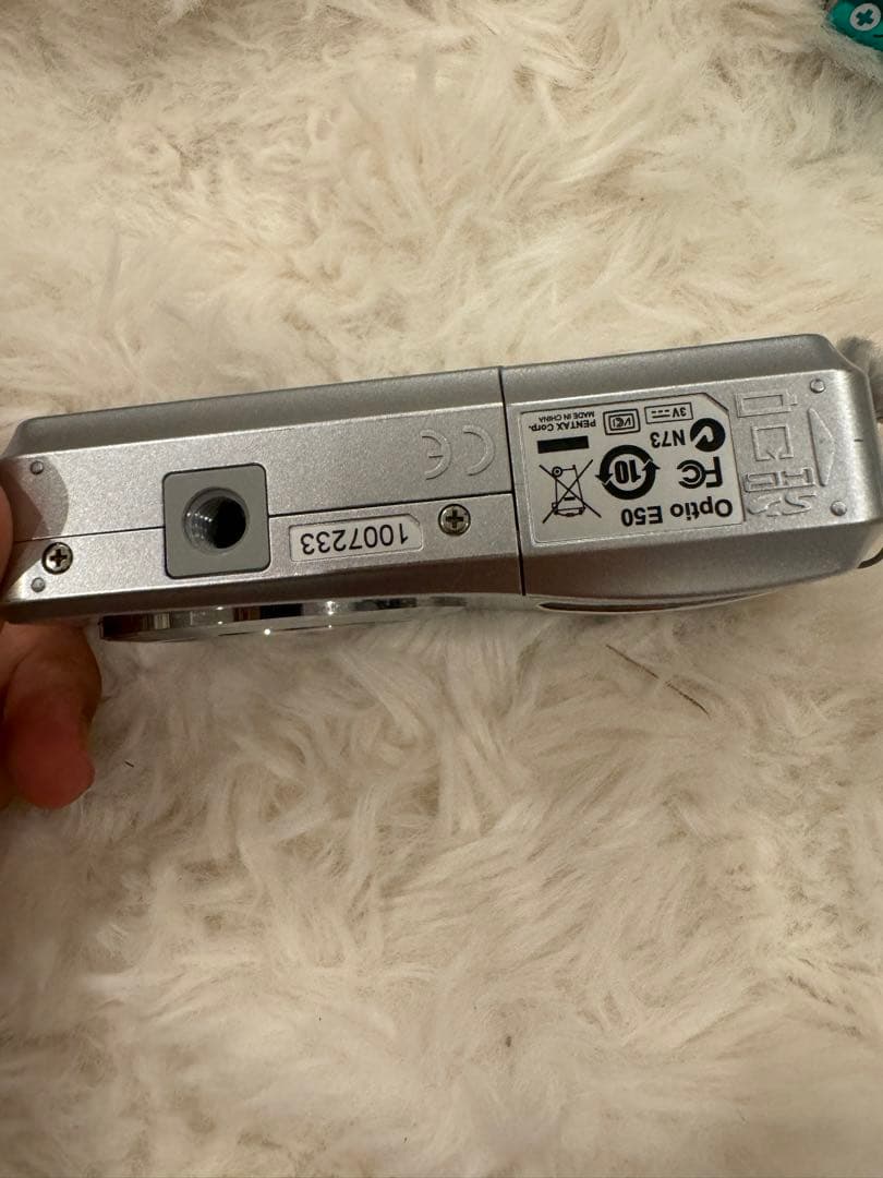 超美品 PENTAX Optio E50 動作確認済み 単三電池対応