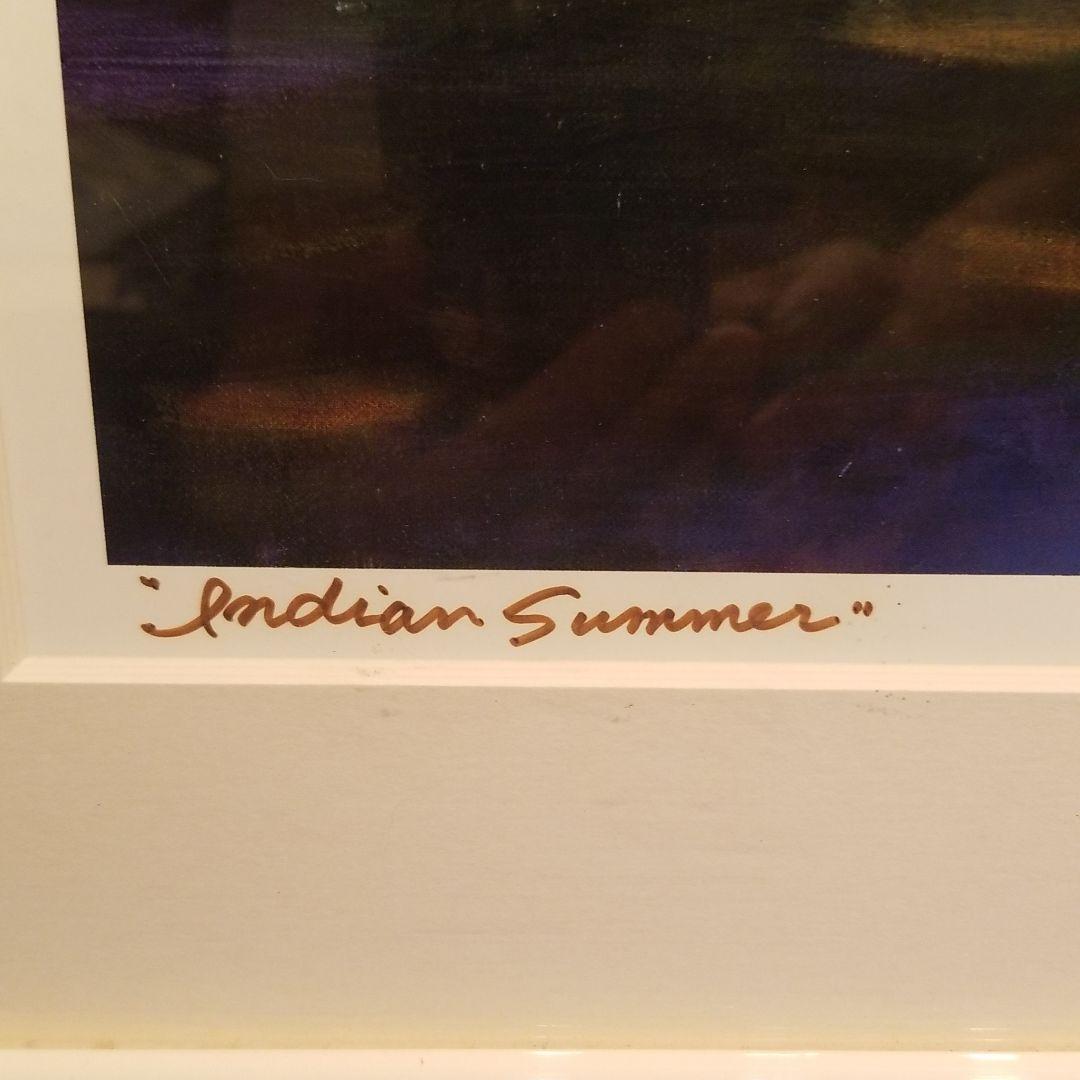 麻生正方　Indian Summer  インテリア　アート　ポスター　美術品