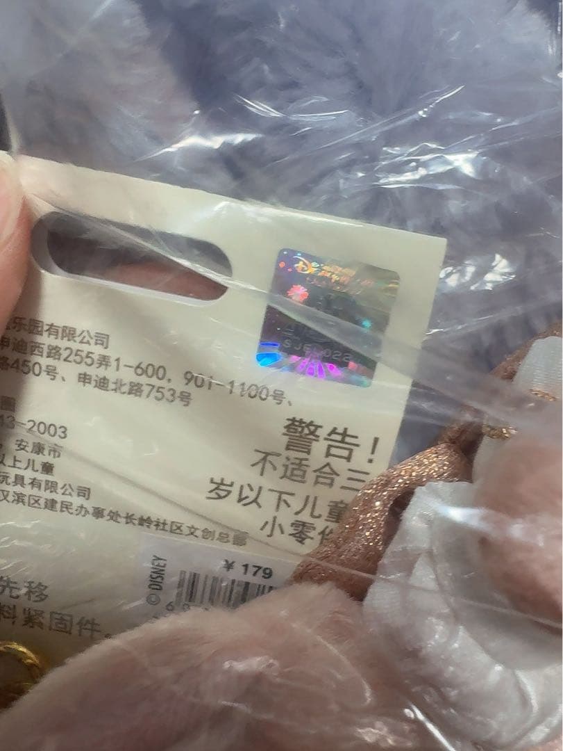 (袋未開封)上海ディズニー リーナベル バースデー ぬいぐるみ キーチェーン