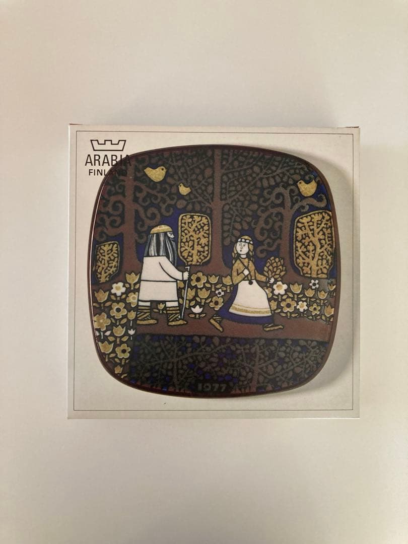 【箱付き】ARABIA カレワラ イヤープレート 1977年 ヴィンテージ